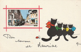  ***  CHATS *** CHATTS CHATONS  --  René --- Bon Souvenir De Mauriac -- TTB Neuve - Mauriac