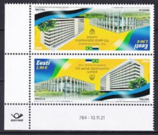 2021. Estonia. Centenary Of Estonia - Brazil Diplomatic Relations. MNH. Mi. Nr. 1028 (pair) - Estonia