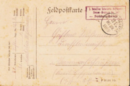 1914. DEUTSCHLAND. Interesting Feldpost Postcard Cancelled K. D. FELD POST EXP 31 INF. DIV 15/12. Reverse ... - JF545856 - Besetzungen 1914-18