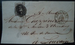 BELGIQUE N°10 Oblitéré Devant De La Lettre - 1858-1862 Medaillen (9/12)