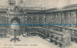 R012826 Sion. Cathedrale De Valere. Les Stalles. C. Mussler. No 106. B. Hopkins - Wereld