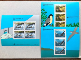 Portugal Azores Madeira 1986 "Europa CEPT Animals" Condition MNH OG Mundifil #1756-1758 (3 Minisheets) - Unused Stamps