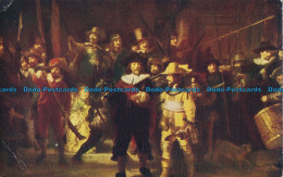 R013151 Postcard. Rembrandt Van Rijn. The Night Watch. Hans Prell - Wereld