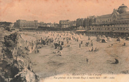 FRANCE - Biarritz - Vue Générale De La Grande Plage à Marée Basse - Animé - Carte Postale Ancienne - Biarritz