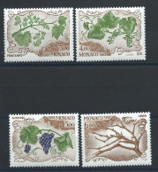 Monaco N°1581/84** (MNH) 1987 - Les Quatre Saisons De La Vigne - Unused Stamps