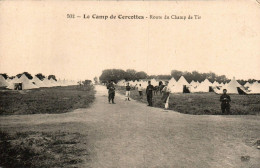 N°2081 W -cpa Le Camp De Cercottes  Route Du Champ De Ir- - Kasernen