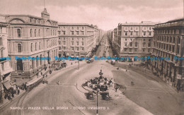 R013187 Napoli. Piazza Della Borsa. Corso Umberto I. V. Carcavallo - Wereld