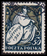 1921. POLSKA.  March Constitution 50 M.  (Michel 170) - JF545898 - Usados