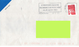 85 - FLAMME MONTAIGU (VENDEE)  LE PRINTEMPS DU LIVRE 24-25-26 Mai 2002 #875# - Mechanical Postmarks (Advertisement)