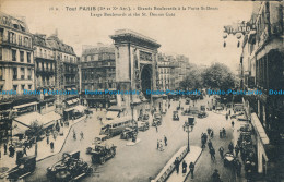 R012895 Tout Paris. Grands Boulevards A La Porte St. Denis. 1926. B. Hopkins - Wereld