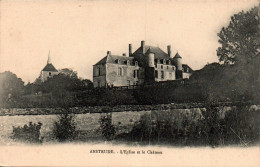 N°2083 W -cpa Anstrude -l'église Et Le Château- - Sonstige & Ohne Zuordnung