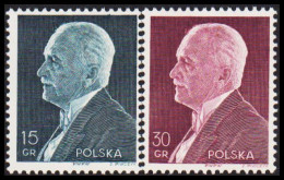 1938. POLSKA.  Ignacy Moscicki Complete Set. Hinged.  (Michel 324-325) - JF545915 - Nuovi