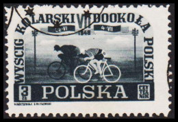 1948. POLSKA. Biking Around Poland. Fine Bicycle Stamp. 3 Zl.  (Michel 487) - JF545921 - Government In Exile In London