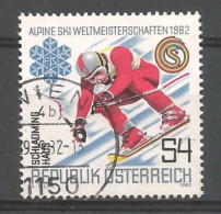 Austria - Oostenrijk 1982   Alpine Ski Y.T. 1524 (0) - Used Stamps