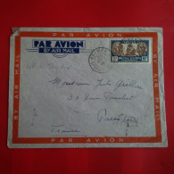 LETTRE NOUVELLE CALEDONIE NOUMEA POUR PARIS 1936 - Lettres & Documents