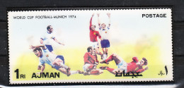 Ajman   -  1972. Pre Rimet '74. Tridimensionale.  Three-dimensional. MNH - 1974 – Westdeutschland