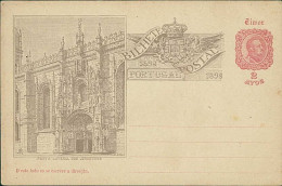 EAST TIMOR - BILHETE POSTAL - 1498 / 1898 - PORTA LATERAL DOS JERONIMOS / LISBOA - PRINTED STAMP - TIMOR 2 AVOS (18354) - East Timor