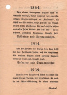 TRACT ANTI ALLEMAND 1939 1940 DROLE DE GUERRE REICH PROPAGANDE    # 1 - 1939-45