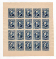 !!! EXPO PHILATELIQUE INTERNATIONALE DE 1913, FEUILLET DE VIGNETTES DU PRESIDENT POINCARE NEUF SANS GOMME - Philatelic Fairs