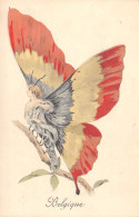 Militaria - Patriotique - Femme Papillon - Drapeau - Surréalisme - BELGIQUE - N° 13 - Patrióticos