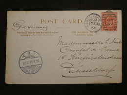 DO 6  GREAT BRITAIN  CARTE  1904 LONDON A DUSSELDORF GERMANY  + + AFF. INTERESSANT++ - Briefe U. Dokumente