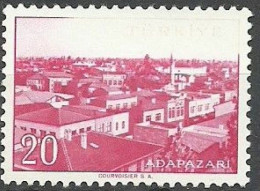 Turkey; 1958 Cities "Adapazari", Color Tone ERROR MNH** - Unused Stamps