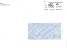 SWEDEN - 2024 - POSTAL PRIORITY FRANKING MACHINE COVER, TO DUBAI . - Cartas & Documentos