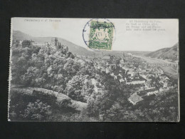 DO 6  GERMANY  CARTE  1904 HEIDELBERG  A PARIS FRANCE   +TERRASSE  + AFF. INTERESSANT++ - Covers & Documents