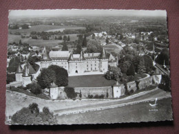 CPA CPSM PHOTO 19 POMPADOUR Vue Aérienne Sur Le Chateau Et Son Quartier 1960 - Autres & Non Classés