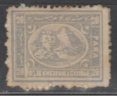 20 Pa Bleu N°21 Déf Neuf(*) - 1866-1914 Khédivat D'Égypte