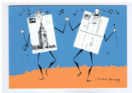 CHARENTE - ANGOULÊME - 8me Salon De La Carte Postale Et Des Collectionneurs - 1988 - Illustrateur Claude Bénard - Borse E Saloni Del Collezionismo