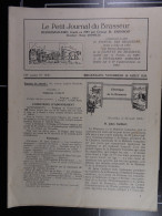 Le Petit Journal Du Brasseur N° 1840 De 1935 Pages 882 à 912 Brasserie Belgique Bières Publicité Matériel Brassage - 1900 - 1949