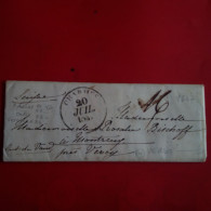 LETTRE CHARMES POUR MONTREUX SUISSE 1847 POUR ROSALIE BISCHOFF - 1801-1848: Voorlopers XIX