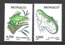 Timbre De Monaco Neuf ** N 2429 / 2430  Vendu Au Prix De La Poste - Neufs