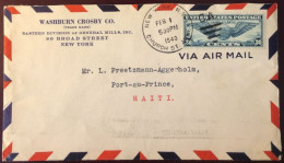 Etats-Unis, Divers PA Sur Enveloppe De New-York 1.2.1940 Pour Port-au-Prince, HAITI - (B2742) - Postal History