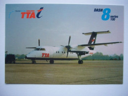 Avion / Airplane / TTA - TRANS TRAVEL AIRLINES / Dash 8 Series 100 / Airline Issue - 1946-....: Ere Moderne