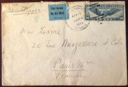 Etats-Unis, Divers Sur Enveloppe De Greenwich, CONN. 1939 - Mention Manuscrite "Via Clipper" - (B2745) - Postal History