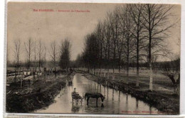 MALESHERBES ABEUVOIR D AMBERVILLE ATTELAGE AU MILIEU DE L EAU  ANIMEE - Malesherbes