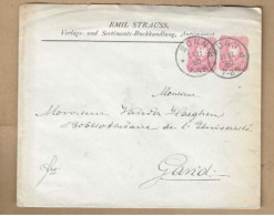 Los Vom 07.05 Briefumschlag Aus Bonn Nach Gand  1880 - Lettres & Documents