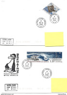 PO - 73 - 4 Enveloppes  Crozet - Cachets Illustrés - Briefe U. Dokumente