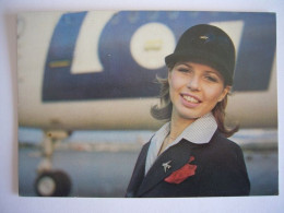 Avion / Airplane / LOT - POLISH AIRLINES / Ilyushin 62 M / Air Hostess / Airline Issue - 1946-....: Modern Tijdperk