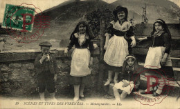 FRANCIA. FRANCE. SCENES ET TYPES DES PYRENEES - MONTAGNARDES - Autres & Non Classés