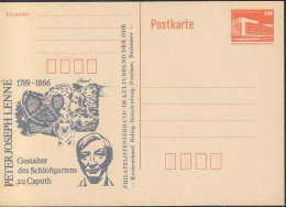 DDR PP 19 II, Ungebraucht, Peter Joseph Lenné, Caputh, 1989 - Privé Postkaarten - Ongebruikt