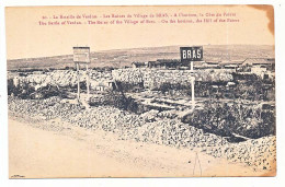CPA 9 X 14 Meuse La Bataille De VERDUN Les Ruines Du Village De BRAS   La Côte Du Poivre - Verdun