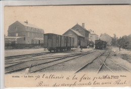Wellin , La Gare ,( Station Vicinale , Stoomtram , Tram Vicinal à Vapeur ) - Wellin