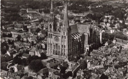 FRANCE - Chartres - La Cathédrale Vue D'avion - En Beauce Chartraine - Carte Postale Ancienne - Chartres