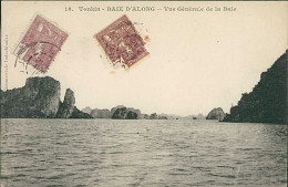 VIETNAM - TONKIN - Bắc Kỳ - BAIE D'ALONG - VUE GENERALE DE LA BAIE  - MAILED 1912 (18360) - Viêt-Nam