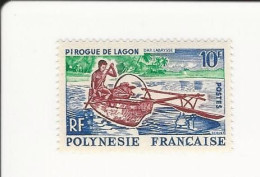 Polynésie-1966-Bateaux - N° 36 ** - Ungebraucht