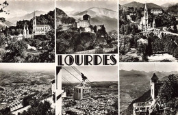 FRANCE - Lourdes - Multivues - Souvenir De Lourdes - Carte Postale Ancienne - Lourdes