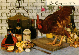 CPM - Recette  Le COQ Au VIN - Émilie Bernard* Editions Lyna  N° 28 * 2 SCANNS - Recipes (cooking)